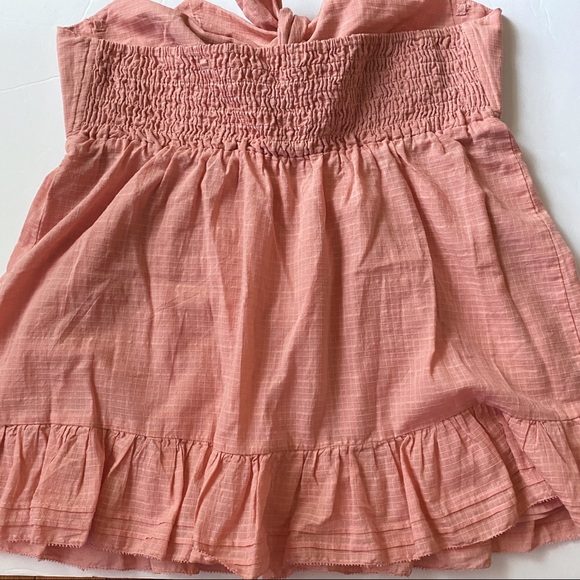 GAP Pink Babydoll Front-tie Tank Top (NWT) - Picture 6 of 9